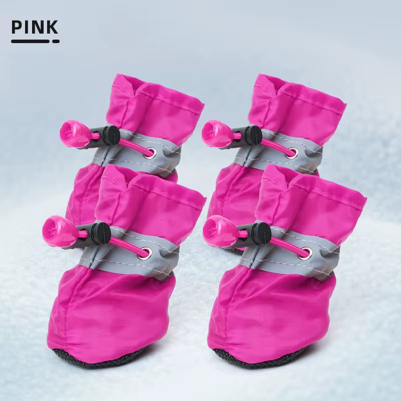 Dooties dog booties in Pink
