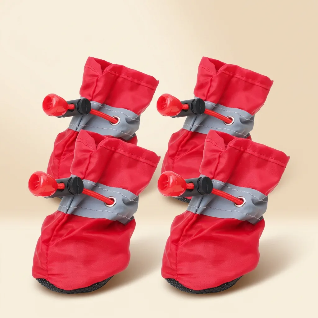 The Classic Dootie booties in Red