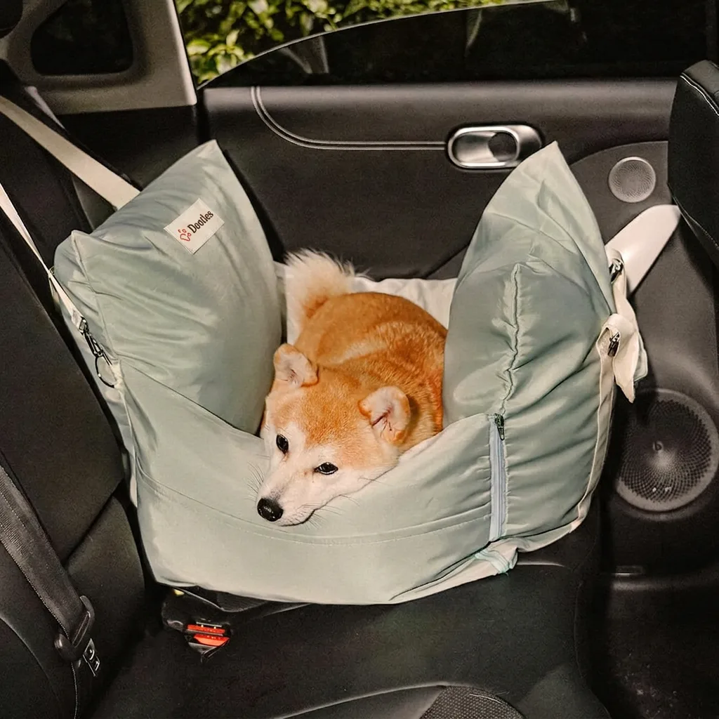 Dooties Waterproof Dog Car Seat Bed