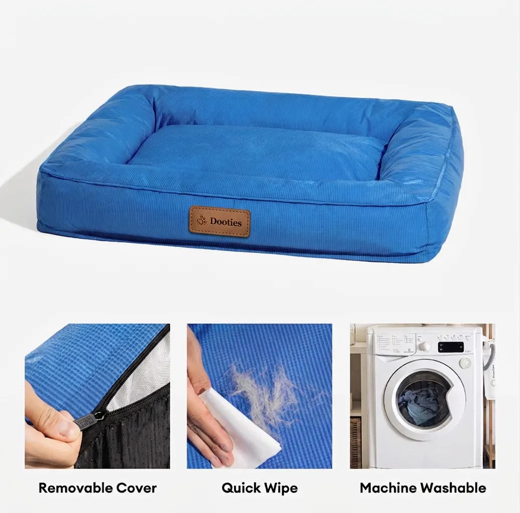 Removable cover, quick wipe, machine washable